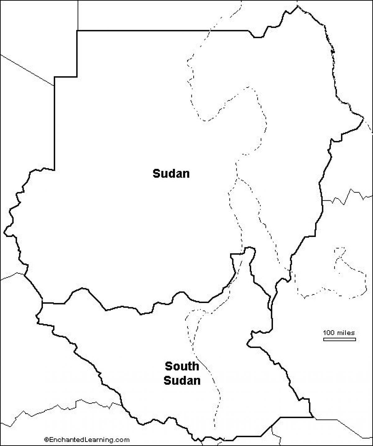 نقشہ سوڈان کی خالی