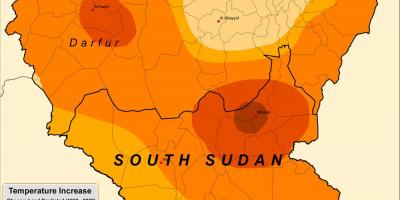 نقشہ سوڈان کی آب و ہوا