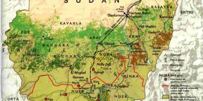 نقشہ کے جغرافیہ سوڈان